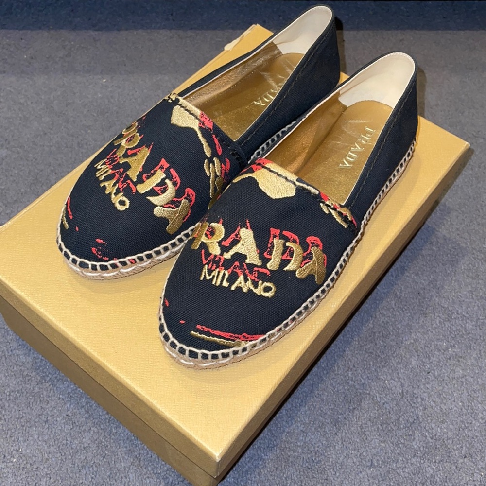 PRADA Canvas Espadrilles